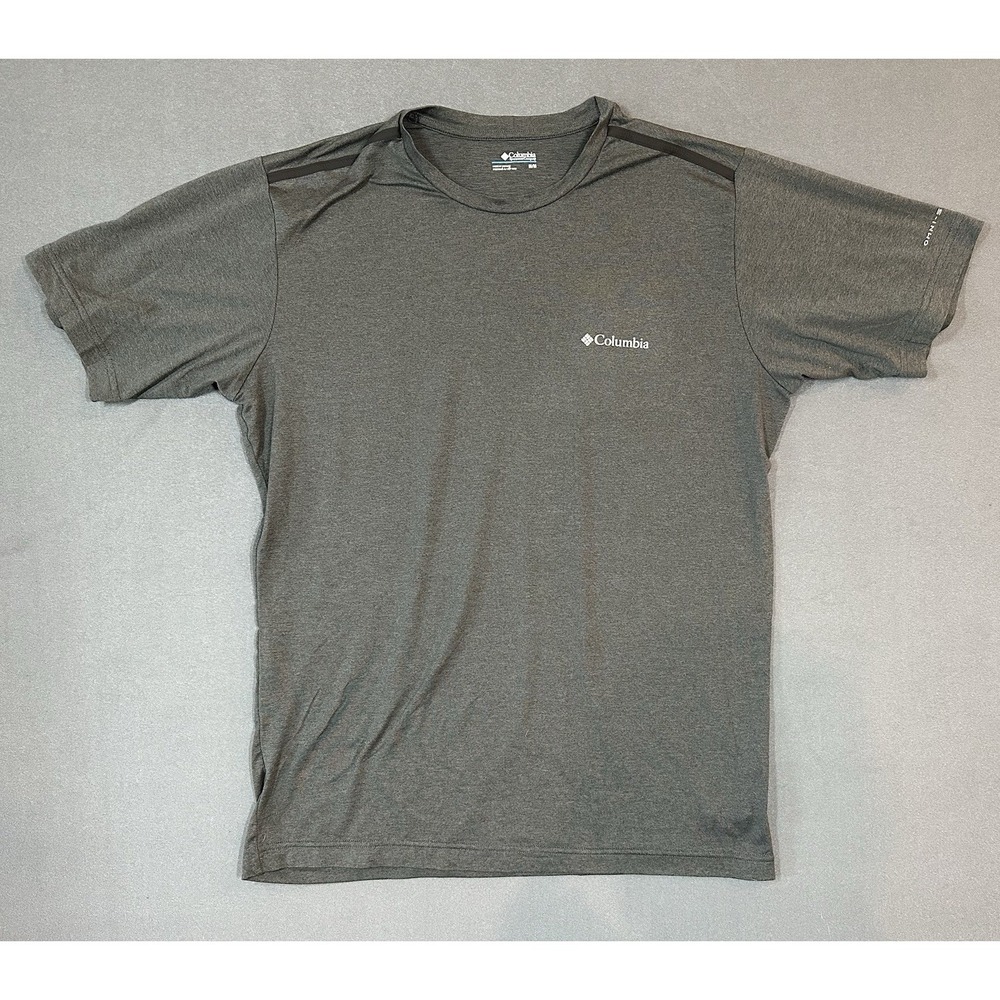 Columbia Omni‑Shade T‑Shirt Hiking Mens Grey Size M